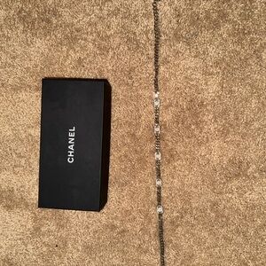 CHANEL Silver Choker necklace